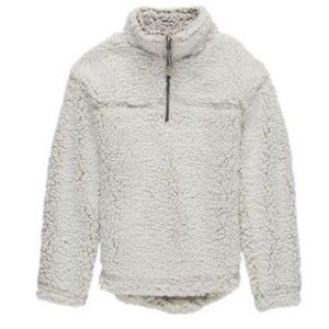 Stoic 1/4-Zip Cozy Fleece‎ Pullover Boys Ivory